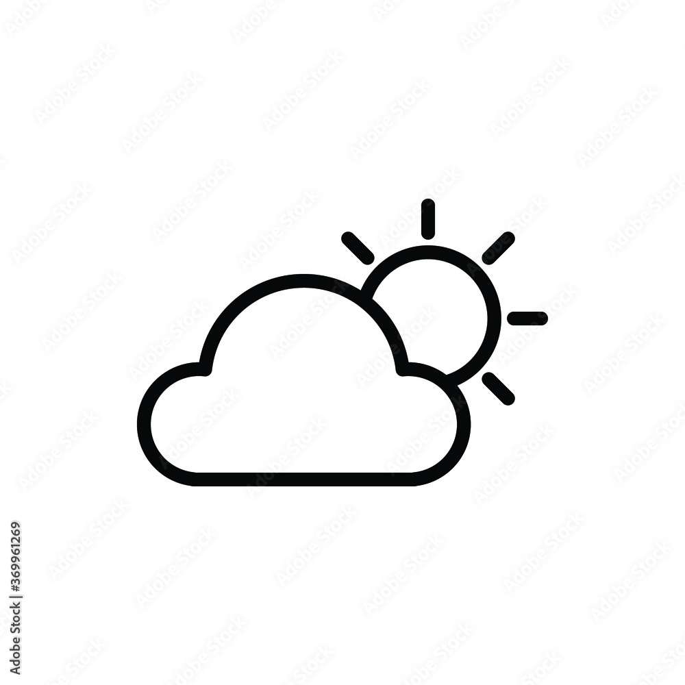 Morning, Cloud Icon Logo Vector Isolated. Nature and Weather Icon Set. Editable Stroke and Pixel Perfect. Morning, Cloud Icon Logo Vector Isolated. Nature and Weather Icon Set. Editable Stroke and Pixel Perfect.