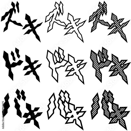 ドキ, ズキ, バキ, 擬音, オノマトペ, 漫符, 迫力, 効果音, ドン, 漫画, イラスト, 劇画, 白文字, 袋文字, ドロップシャドウ, 演出, 文字, 筆文字, アート, デザイン, 手書き, 勢い, 日本語, 素材, 雰囲気, ドォーン, 登場, 見栄, 驚き, びっくり, ジャンプ, ダイナミック, 不穏, 不安, 緊張, 表現, 音, 効果, 集合, バリエーション, ベクター,