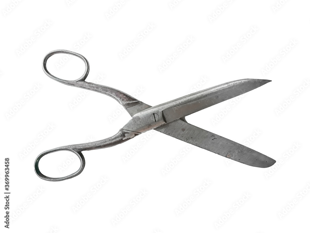 Side View Scissor Isolated Photo Side View Scissor Isolated Photo