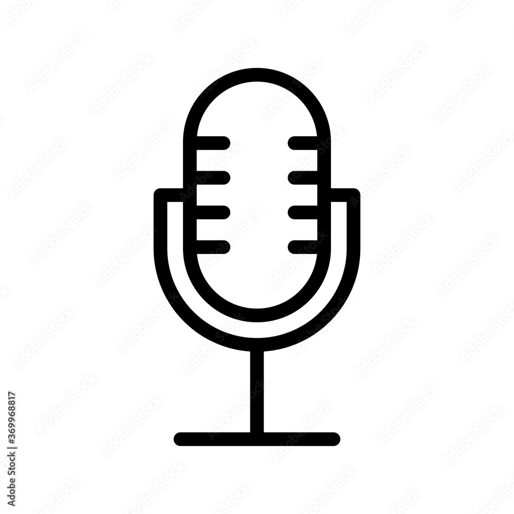 Microphone , Podcast Icon Vector Microphone , Podcast Icon Vector