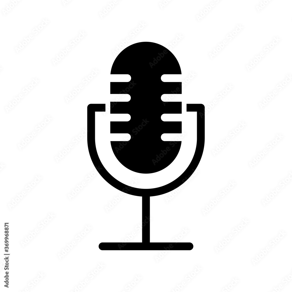 Microphone , Podcast Icon Vector Microphone , Podcast Icon Vector