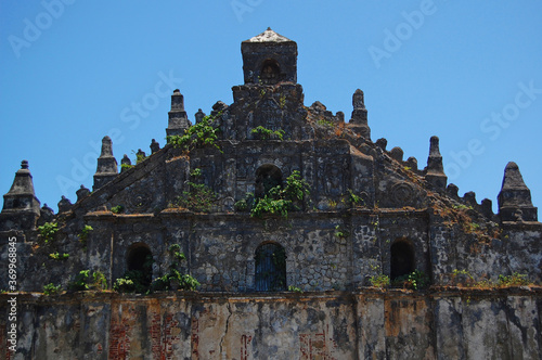 San Agustin Church of Paoay facade in Ilocos Norte, Philippines photo