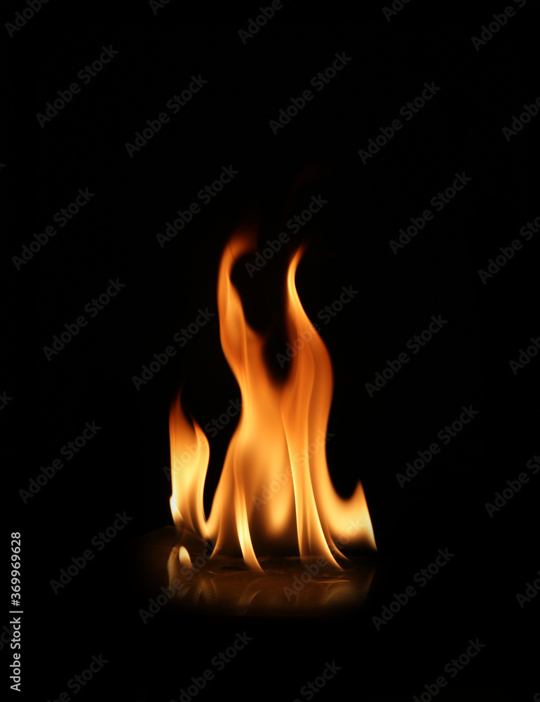 Abstract, flame fire on black background. Abstract, flame fire on black background.