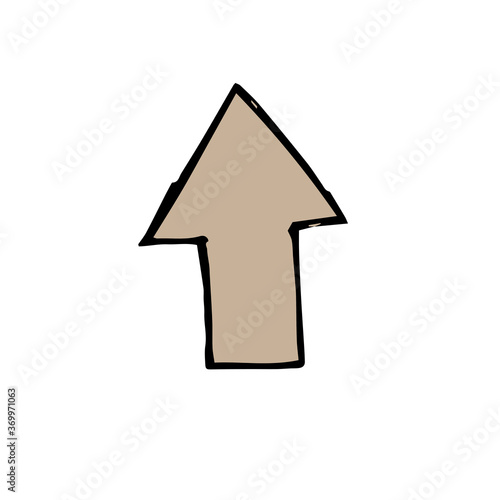 Arrow Element Hand Drawn Icon