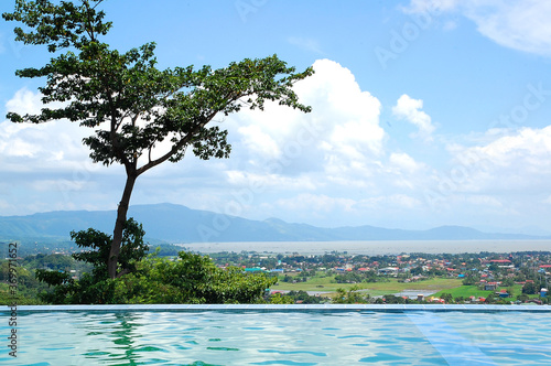 Fototapeta Naklejka Na Ścianę i Meble -  Swimming pool at Punta de fabian in Baras, Rizal, Philippines