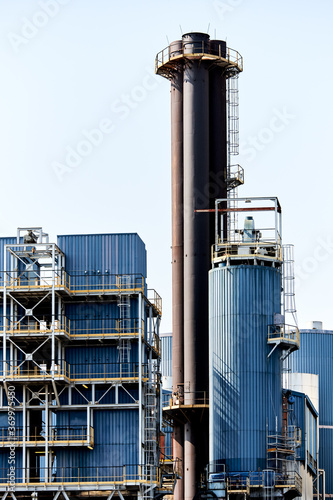 Industrial factory background. photo