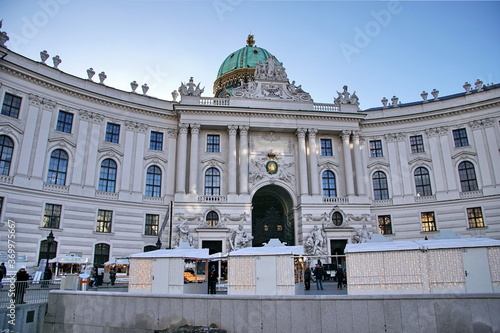Canvas Print St. Michael's wing of Hofburg Palace in Vienna Austria