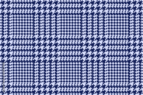Houndstooth or Pied-de-Poule classic seamless pattern, vector illustration