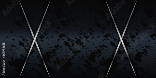 Modern silver and black dark carbon for abstract background and presentation design. Suit for corporate, cigarette, business, award, winning, anniversary and celebration
