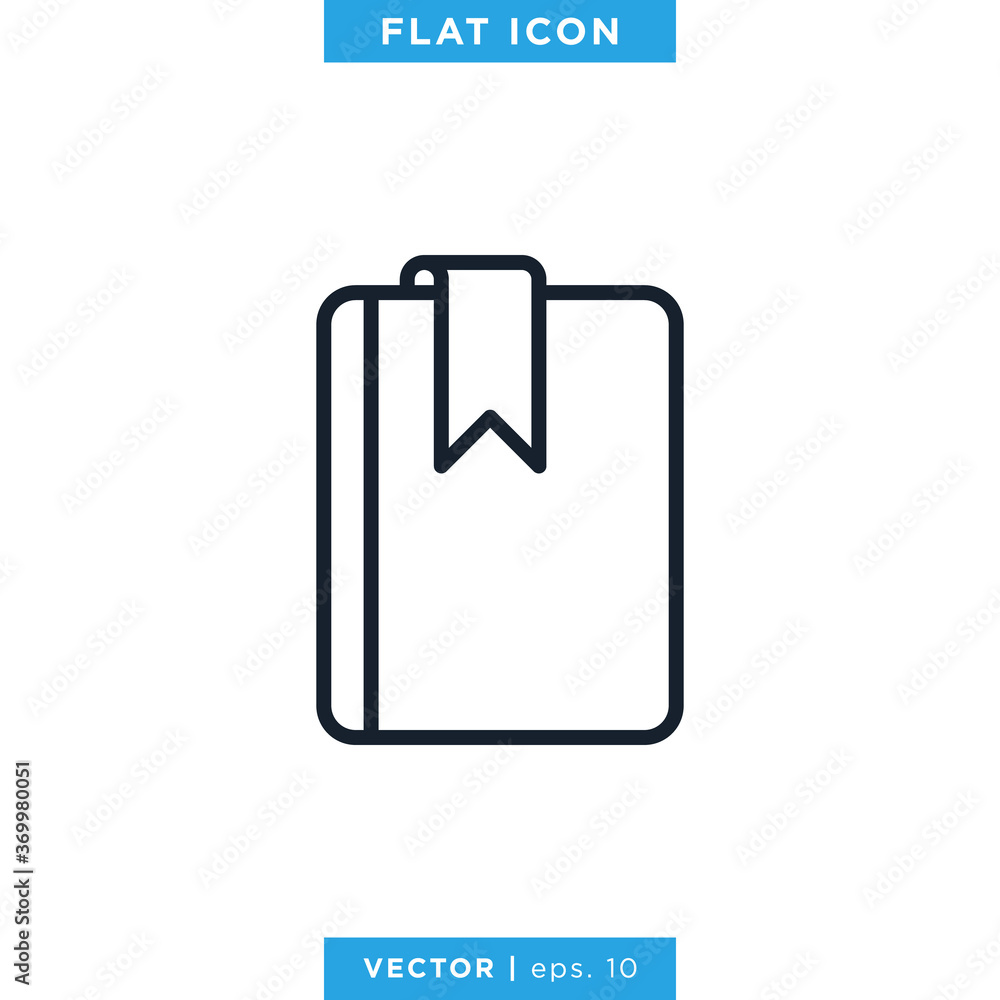 Bookmark Icon Vector Design Template. Editable Stroke. Bookmark Icon Vector Design Template. Editable Stroke.