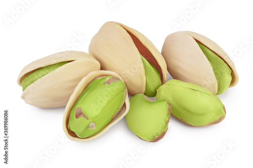 Wallpaper Mural pistachio isolated on white background with clipping path and full depth of field Torontodigital.ca