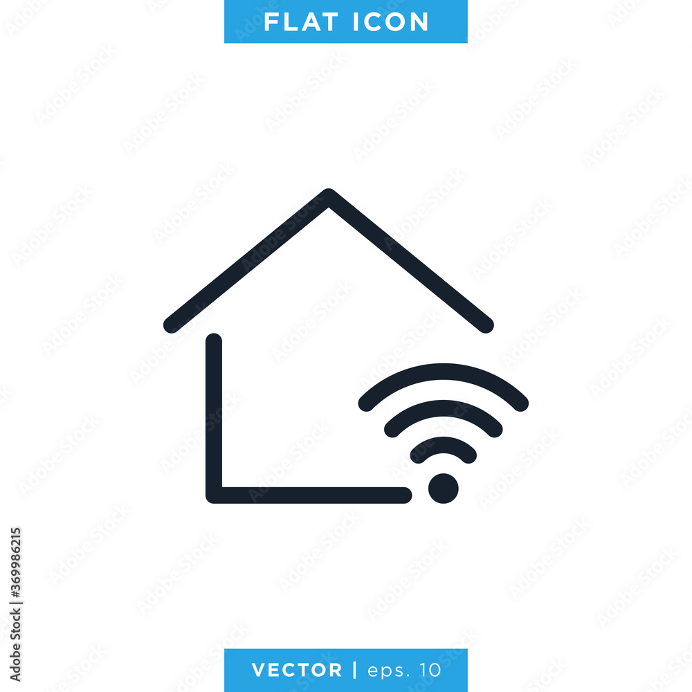 Smart Home Outline Icon Vector Design Template. Editable Vector eps 10. Smart Home Outline Icon Vector Design Template. Editable Vector eps 10.