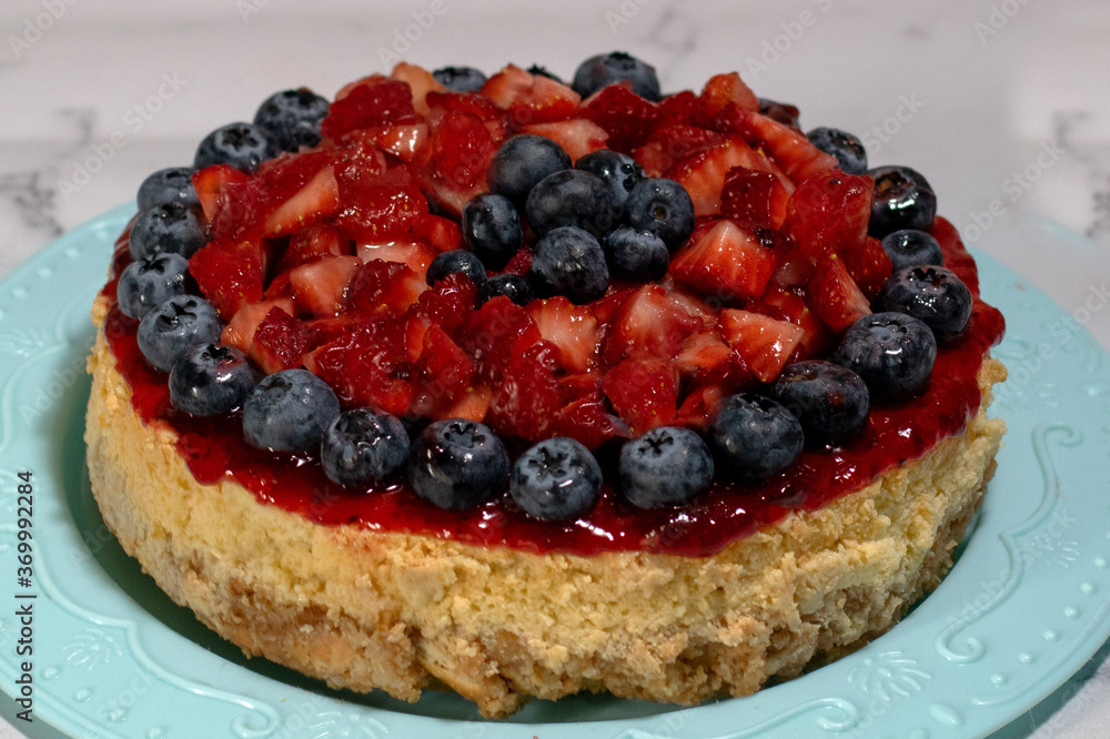 strawberry and blueberry cheese cake 5 strawberry and blueberry cheese cake 5