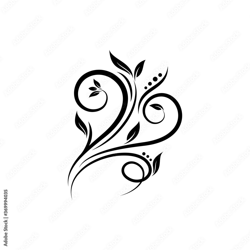 Ornamental Design Element Vector Design Template