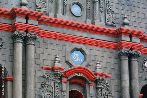 Binondo Church facade in Manila, Philippines photo