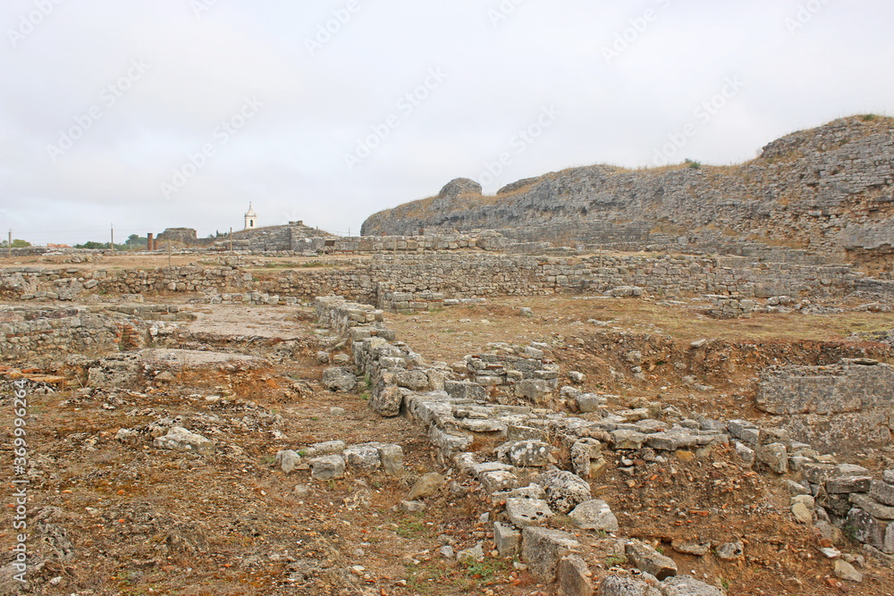 Roman remains in Conimbriga, Portugal Roman remains in Conimbriga, Portugal