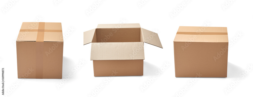 box package delivery cardboard carton