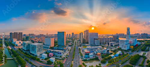 Urban Environment of Foshan new city, Guangdong Province, China