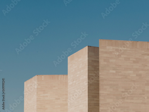 modern building with blue sky