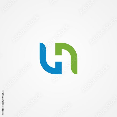 Free Download U & N letters Joint logo icon vector template for corporate logo and business card design. - GFXLoad
