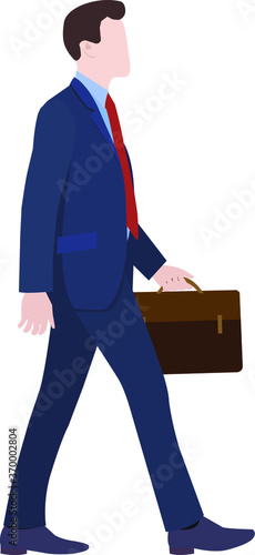 man in suit with briefcase