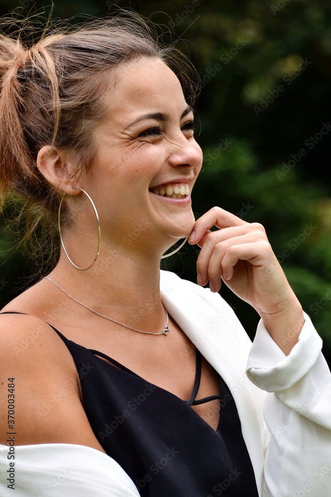 Fototapeta premium Sourire exceptionnel d'une femme