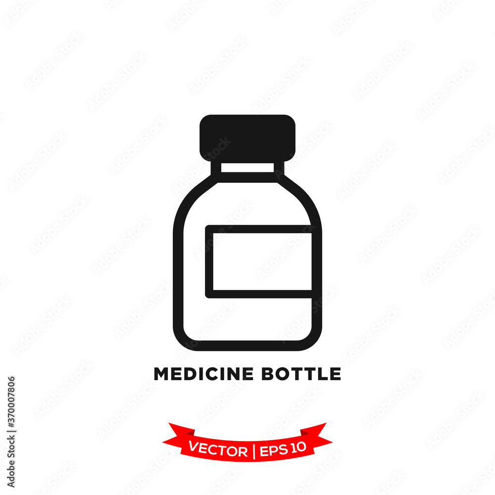 medicine bottle icon vector logo template
medicine bottle icon vector logo template