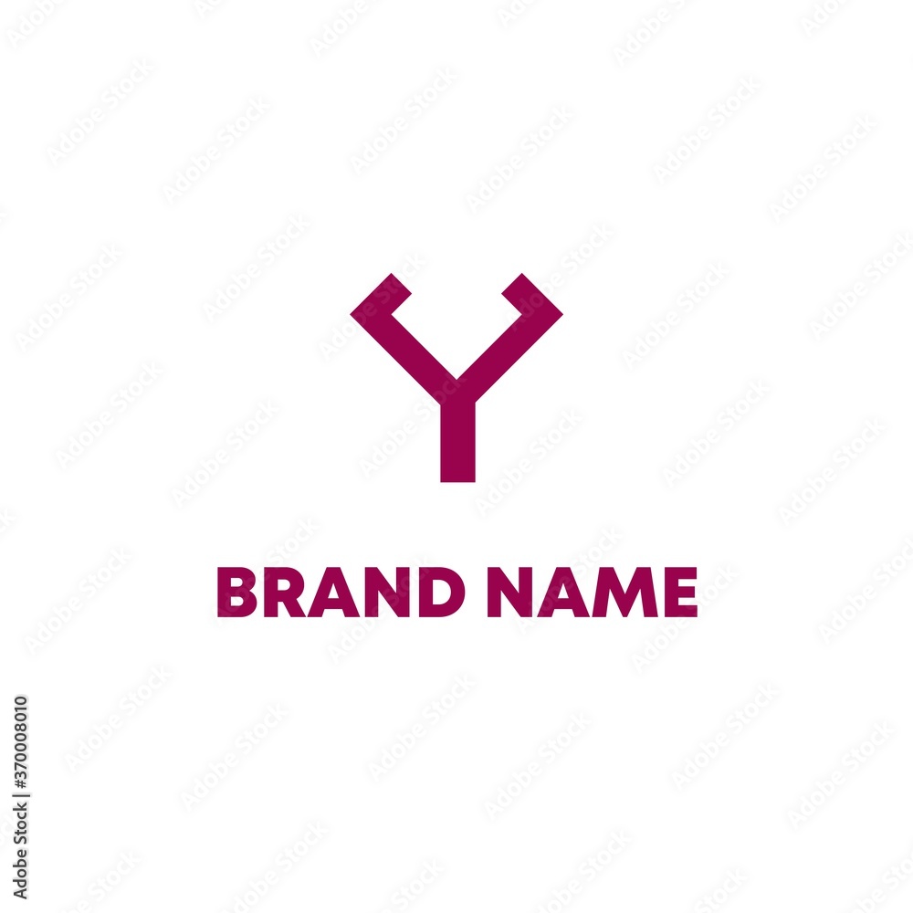 Obraz premium y logo