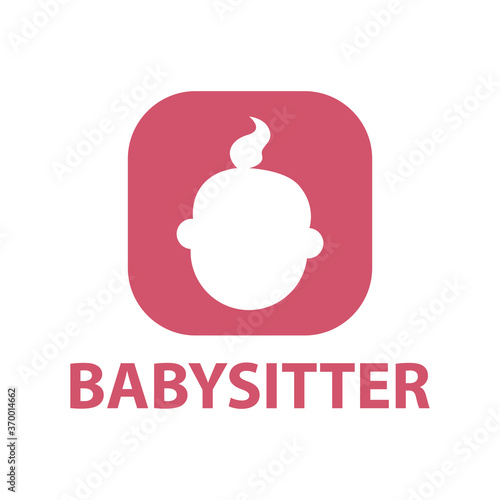 Vector logo of babysitter, child care and nursery