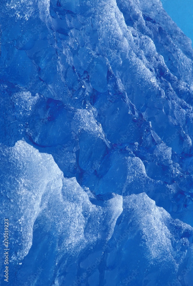 CLOSE-UP OF ICEBERG IN ALASKA