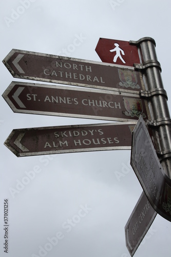 Road sign in Cork, Ireland. photo