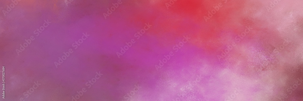 awesome abstract painting background graphic with mulberry , pastel violet and rosy brown colors and space for text or image. can be used as horizontal background texture