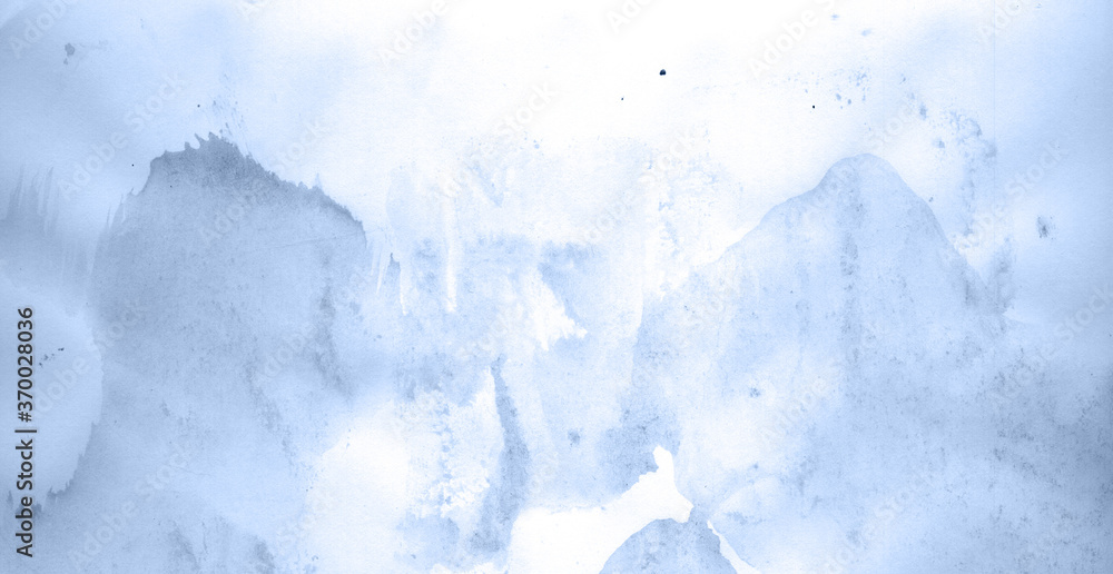 Abstract watercolor background hand-drawn on paper. Volumetric smoke elements. Navy blue color. For design, web, card, text, decoration, surfaces. Abstract watercolor background hand-drawn on paper. Volumetric smoke elements. Navy blue color. For design, web, card, text, decoration, surfaces.