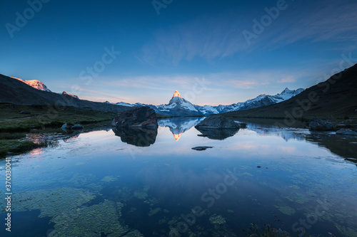 Matterhorn und Stellisee