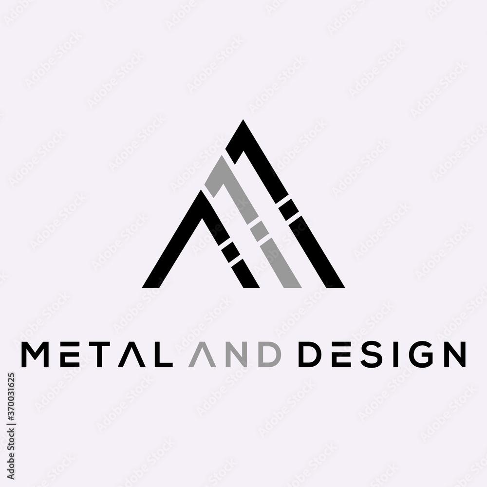 Metal And Design Logo Template