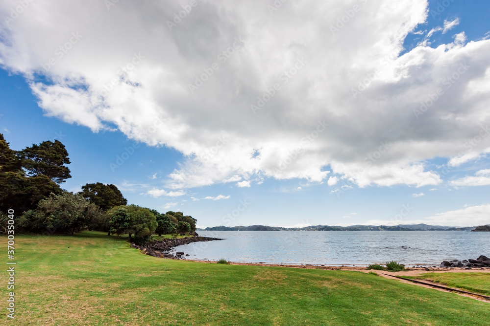 Hobson’s Beach in Waitangi, Bay of Islands, New Zealand Hobson’s Beach in Waitangi, Bay of Islands, New Zealand
