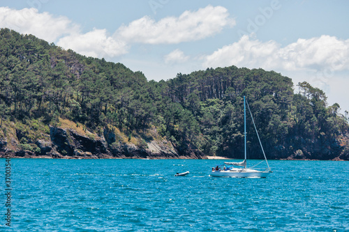 Sailing in the Bay of Islands, New Zealand