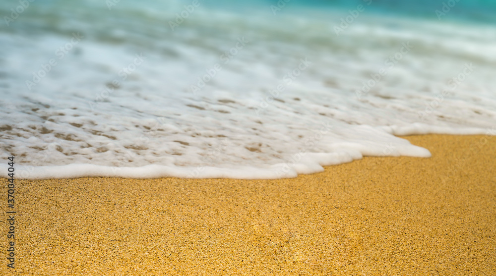 clear ocean water waves on beach sand. clear ocean water waves on beach sand.