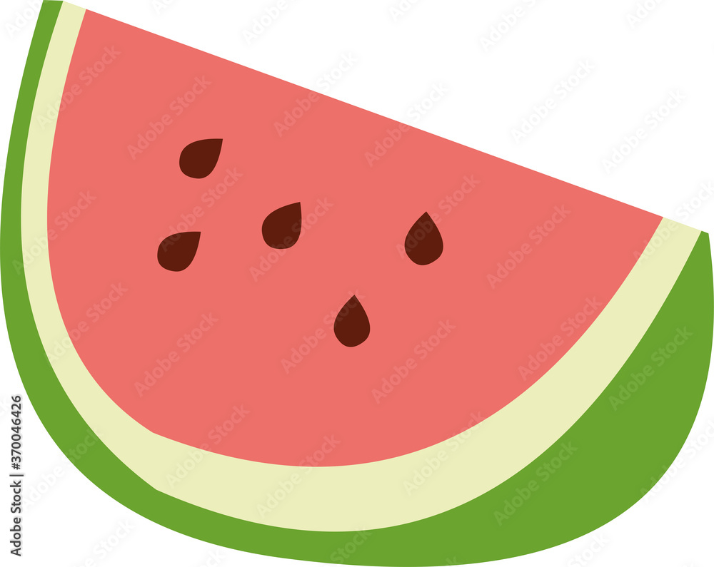 Vector illustration of watermelon fruit Vector illustration of watermelon fruit