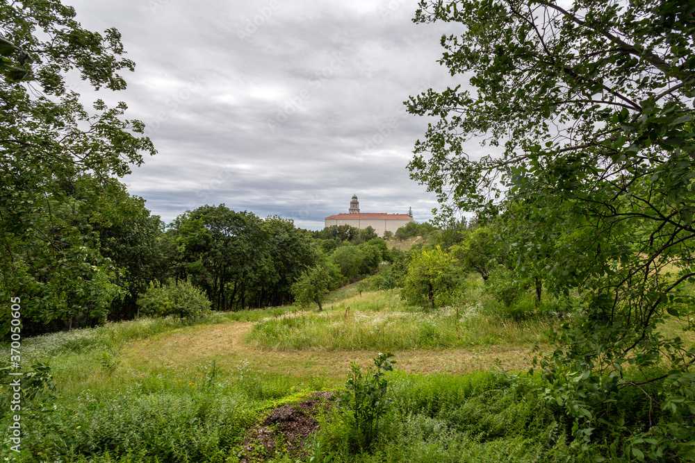 Pannonhalma Archabbey on a cloudy summer day in Pannonhalma Pannonhalma Archabbey on a cloudy summer day in Pannonhalma