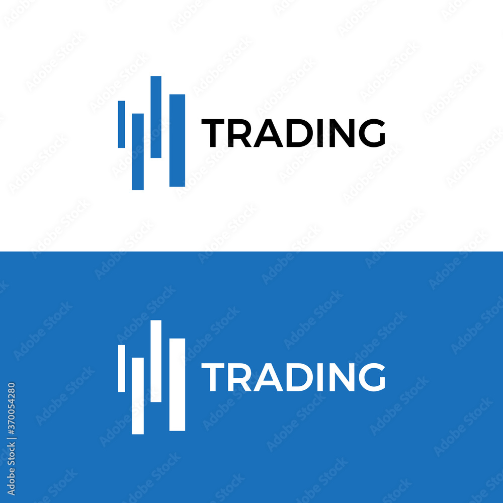 Trading logo. Icon vector. Stock Vector | Adobe Stock