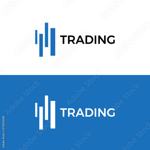 Trading logo. Icon vector.