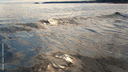 Sea water textures with sunlight and ambient glow 