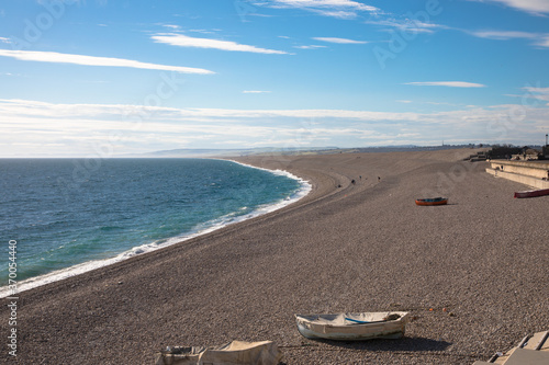 Chesil Beach, Isle of Portland, Dorset, UK photo