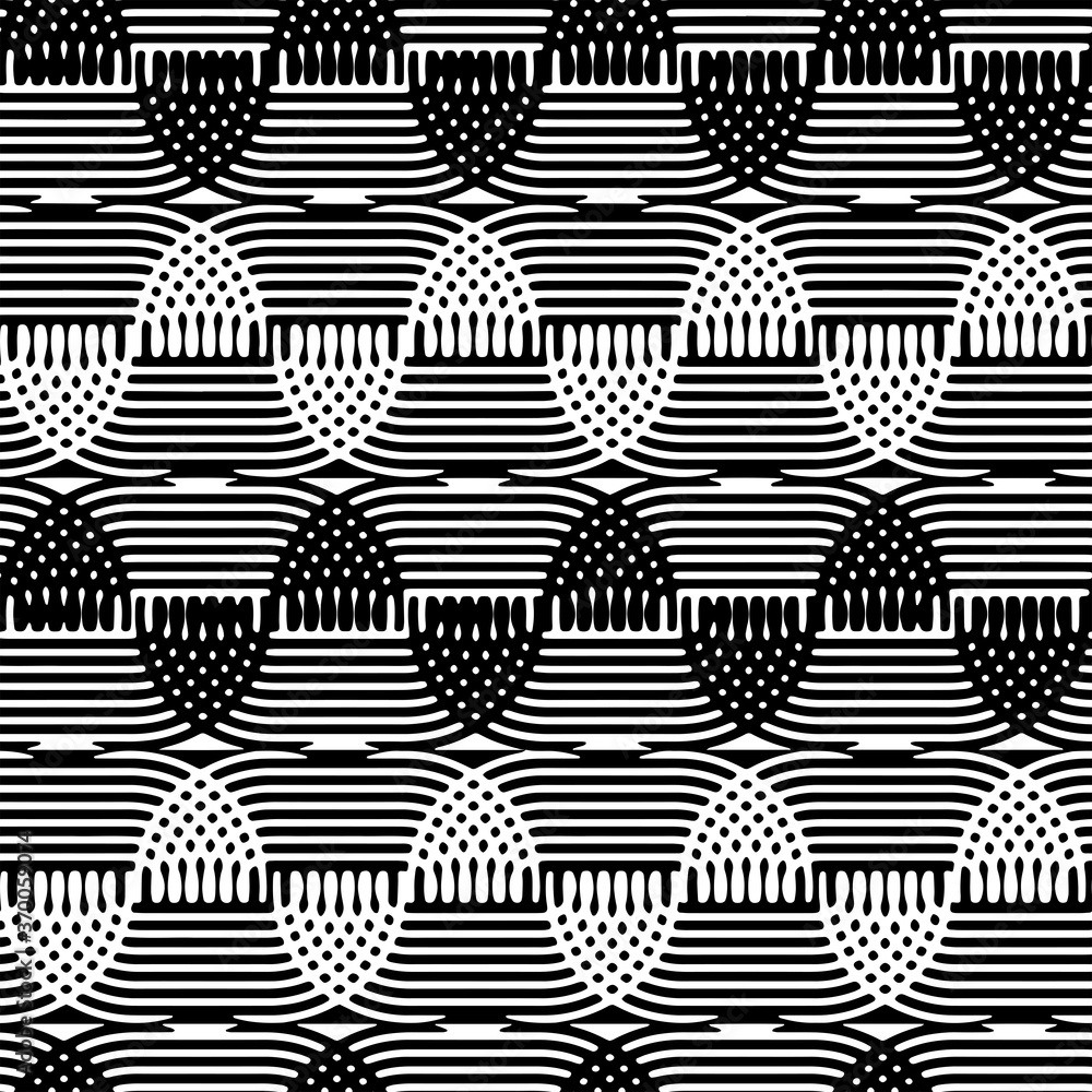 Full seamless modern geometric texture pattern for decor and textile. Black and white shape for textile fabric printing and wallpaper. Abstract multipurpose model design for fashion and home design Full seamless modern geometric texture pattern for decor and textile. Black and white shape for textile fabric printing and wallpaper. Abstract multipurpose model design for fashion and home design