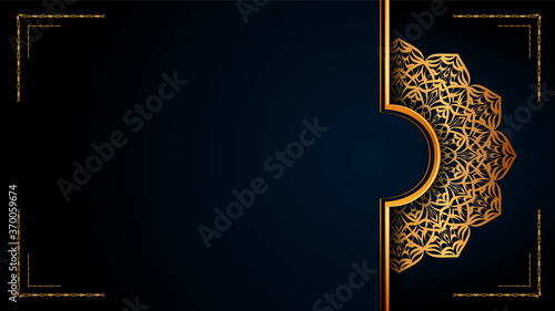 Luxury Ornamental Mandala Arabesque Background