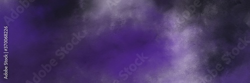 stunning very dark magenta and very dark violet colored vintage abstract painted background with space for text or image. can be used as horizontal header or banner orientation