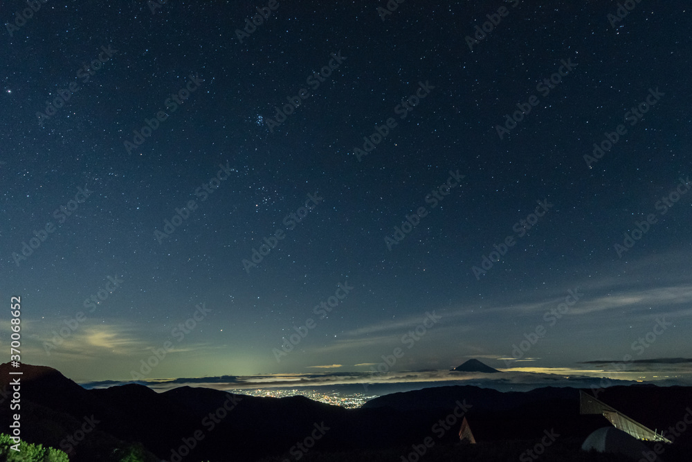 starry night view from Kitadake