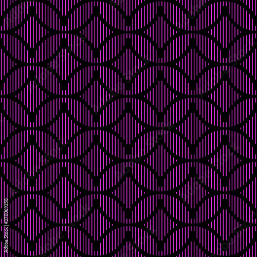 Interconnecting circle pattern seamless repeat background