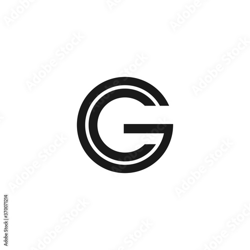 cg Logo Vector Letter Simple And Minimalist